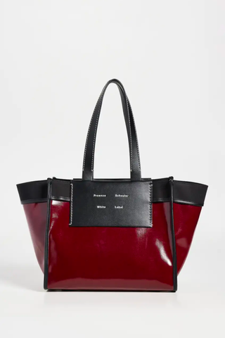 Red Color Trend 2023 | Proenza Schouler White Label Large Morris Coated Canvas Tote