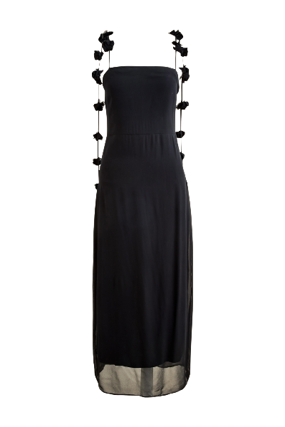 J.Crew, Collection Rosette-Strap Sheath Dress in Chiffon