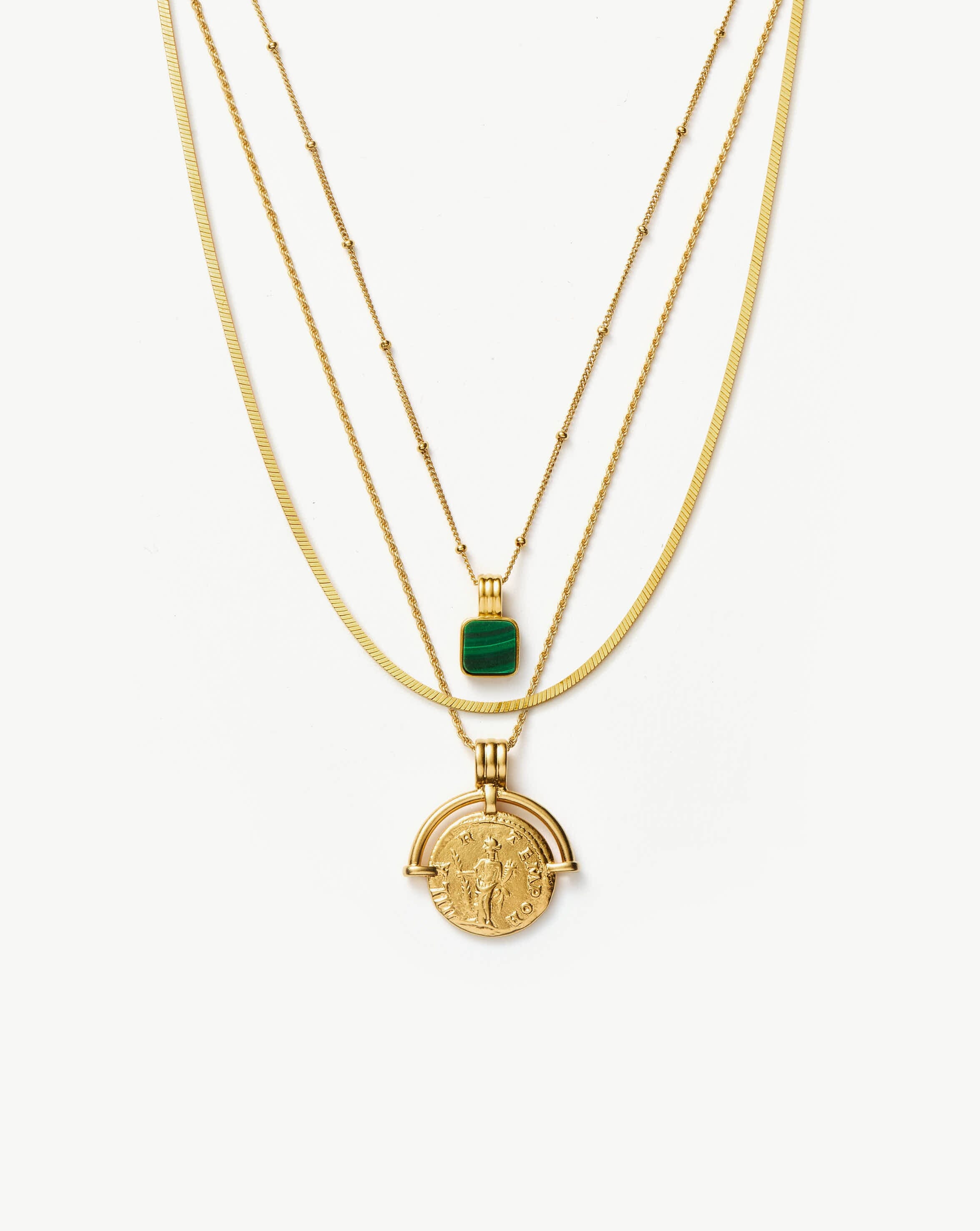 best layering necklaces Lucy Williams Ultimate Necklace Set | 18ct Gold Plated
