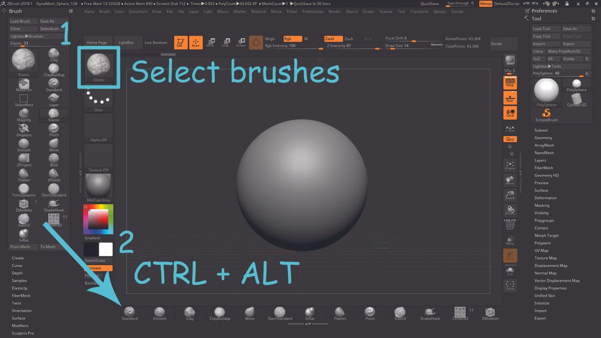 Work smart with your Zbrush UI | Creative Bloq