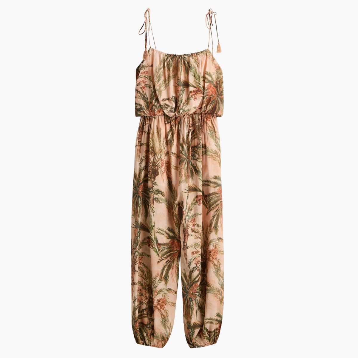 H&amp;amp;M, Balloon-Leg Tie-Strap Jumpsuit
