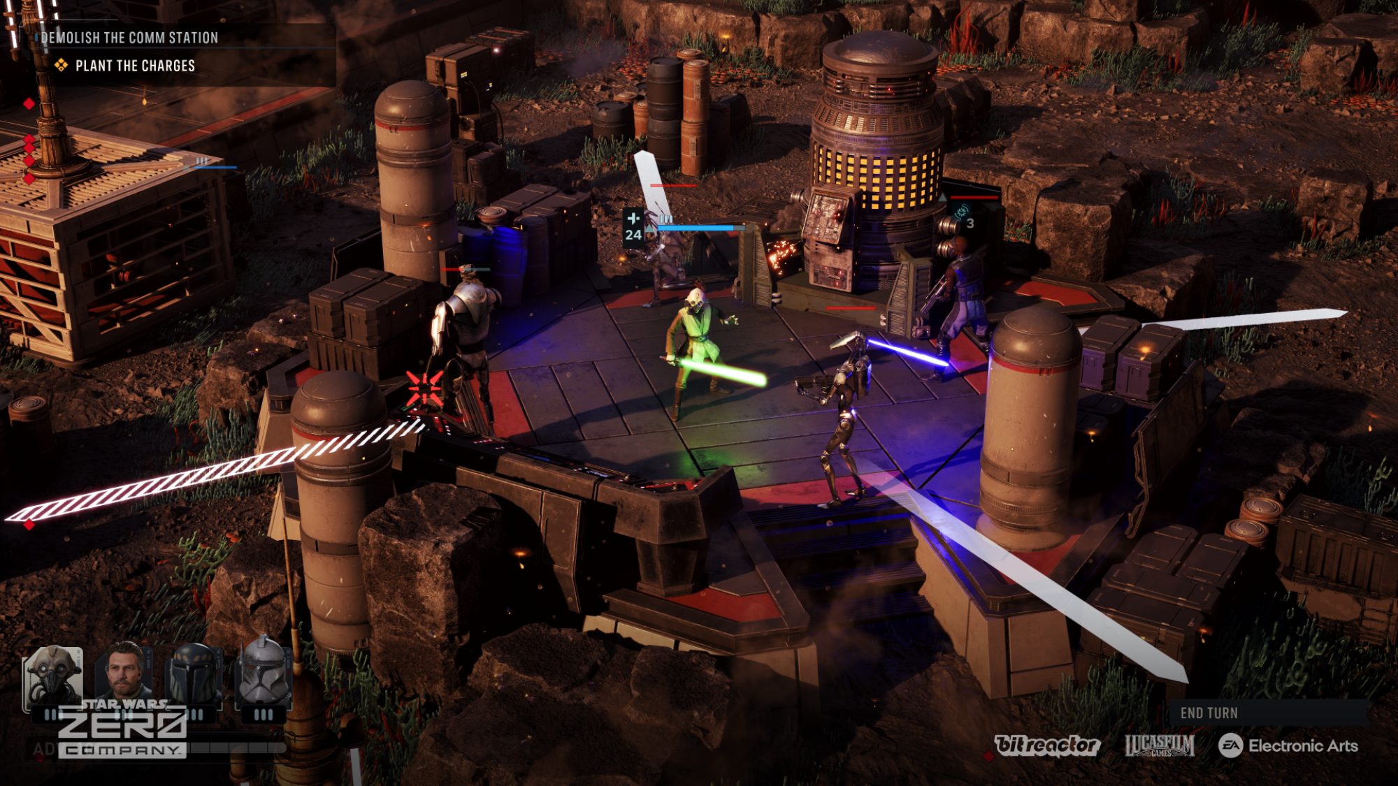Screenshot from 2026 strategy game "Star Wars: Zero Company".
