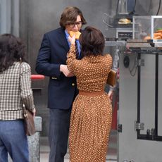 milan, italy march 11 lady gaga and adam driver are seen filming house of gucci on march 11, 2021 in milan, italy photo by jacopo raulegetty images