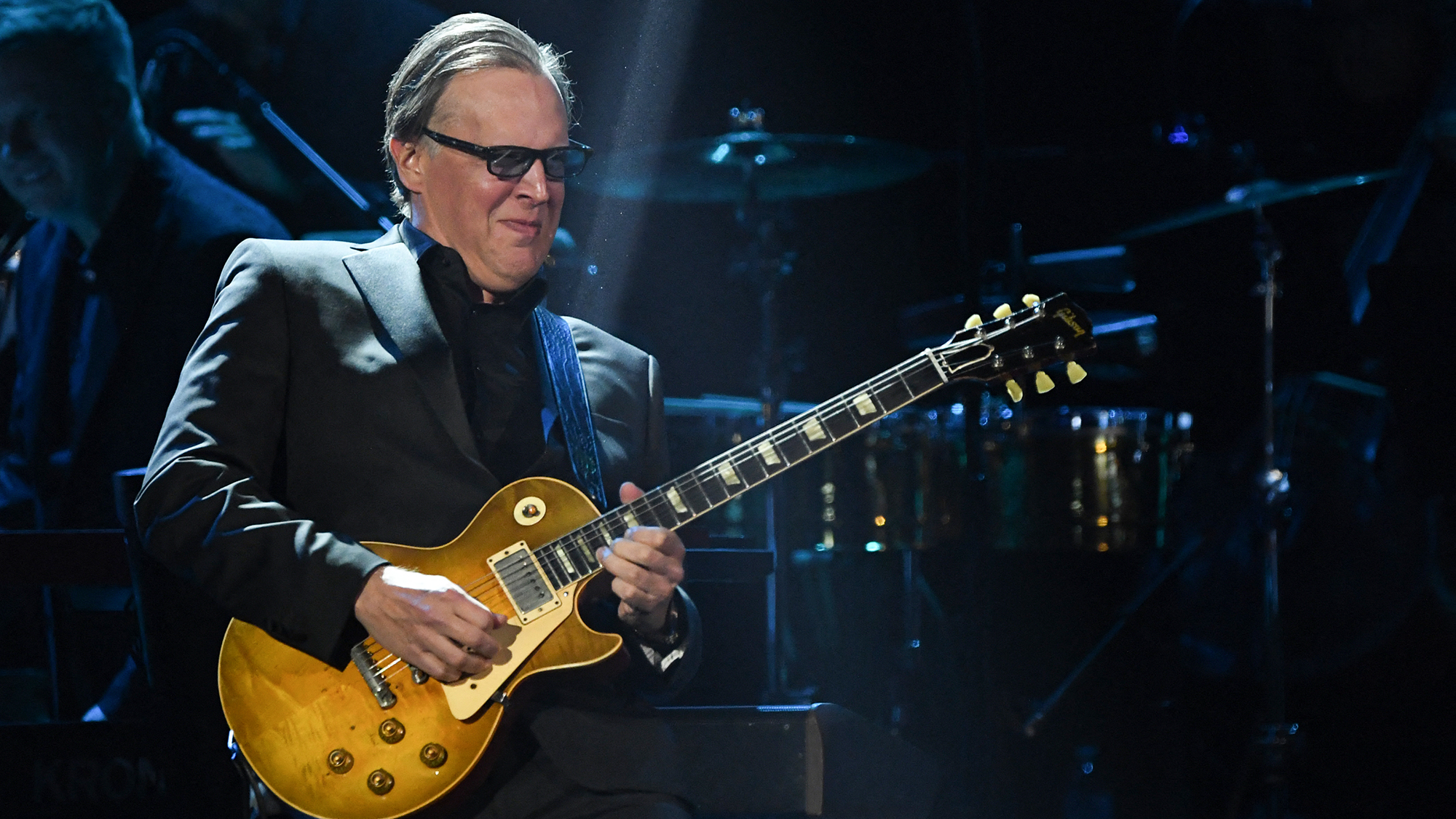 US musician Joe Bonamassa performs on stage during the 67th Annual Grammy Awards pre-telecast show at the Crypto.com Arena in Los Angeles on February 2, 2025