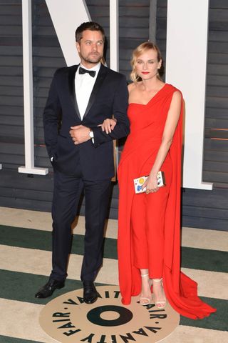 Diane Kruger & Joshua Jackson At The Oscar After Parties, 2015