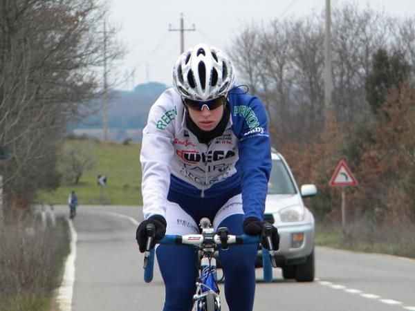 Chiara Bortolus hits the climb