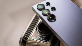 Close-up on Galaxy S25 Ultra camera module