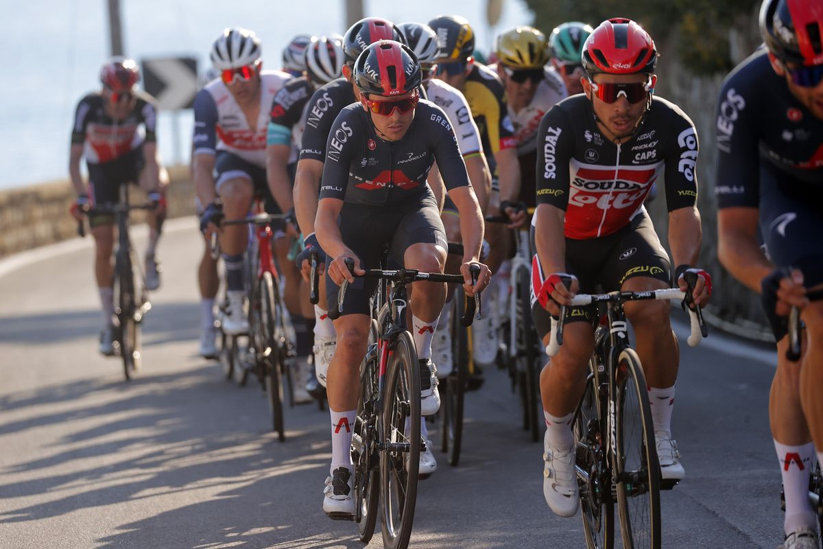 Tom Pidcock (Ineos Grenadiers) on the Poggio