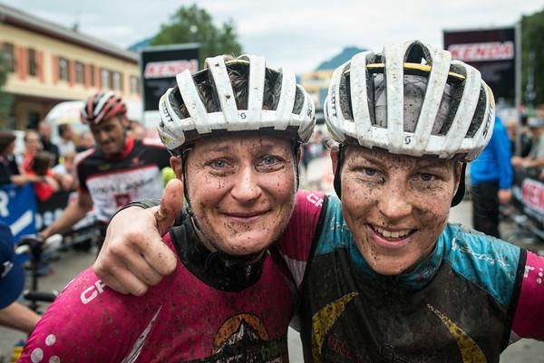 Women's winners Cornelia Hug and Andrea F&auml;ssler