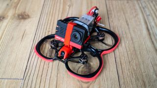 BetaFPV Pavo25 Walksnail Whoop Kit_Drone with camera angled view