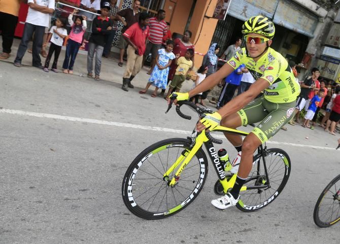 Monsalve rolls to the start at Tour de Langkawi