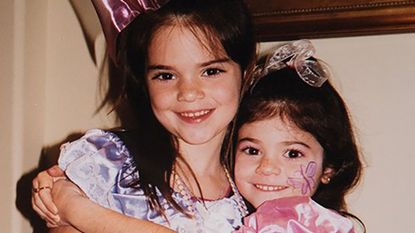 Kylie and Kendall Jenner as children.