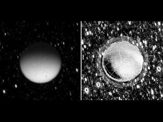 Saturn Moon Titan Glows in the Dark