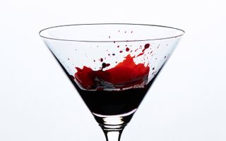 Drinking blood