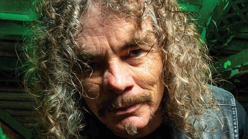 Overkill’s Bobby Blitz Ellsworth posing for a photograph in 2019