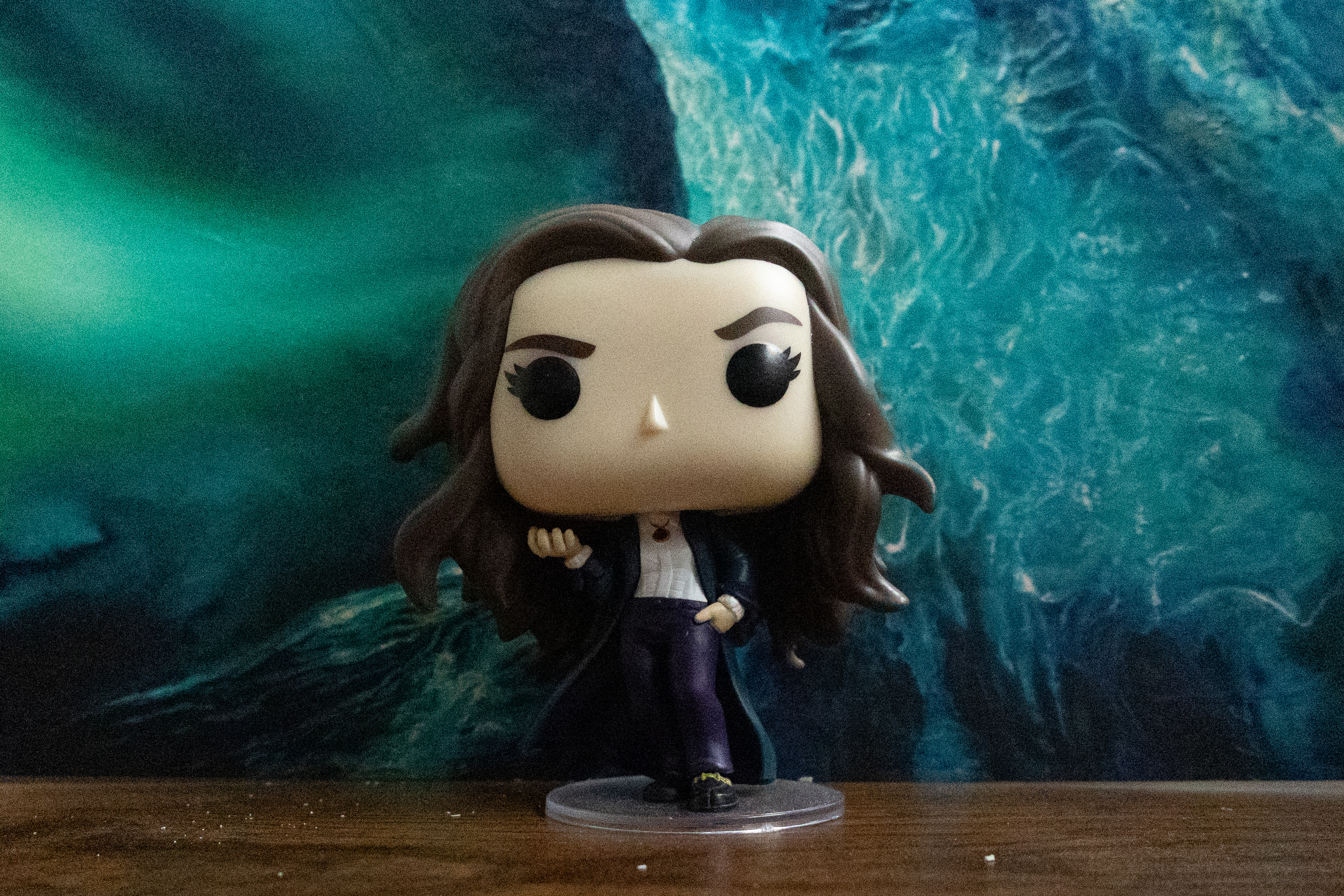 An Agatha All Along Funko Pop bobblehead