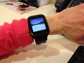 The Sony SmartWatch 3 has a number of background displays to choose from.
