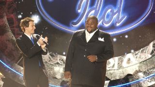 Clay Aiken and Ruben Studdard on American Idol season 2 in 2003