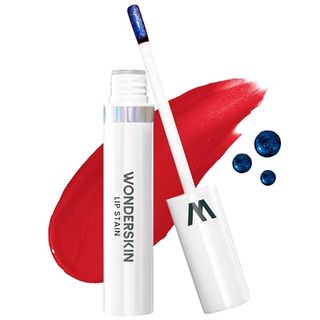 Wonderskin Wonder Blading Lip Stain Peel Off Masque - Long Lasting, Waterproof and Transfer Proof Red Lip Tint, Matte Finish Peel Off Lip Stain (playful Stain & Go Masque)
