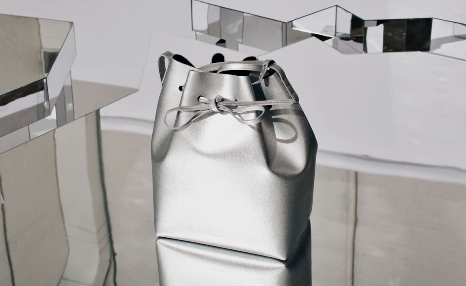 Fashion duo Mansur Gavriel designs a trio of metallic bags for 