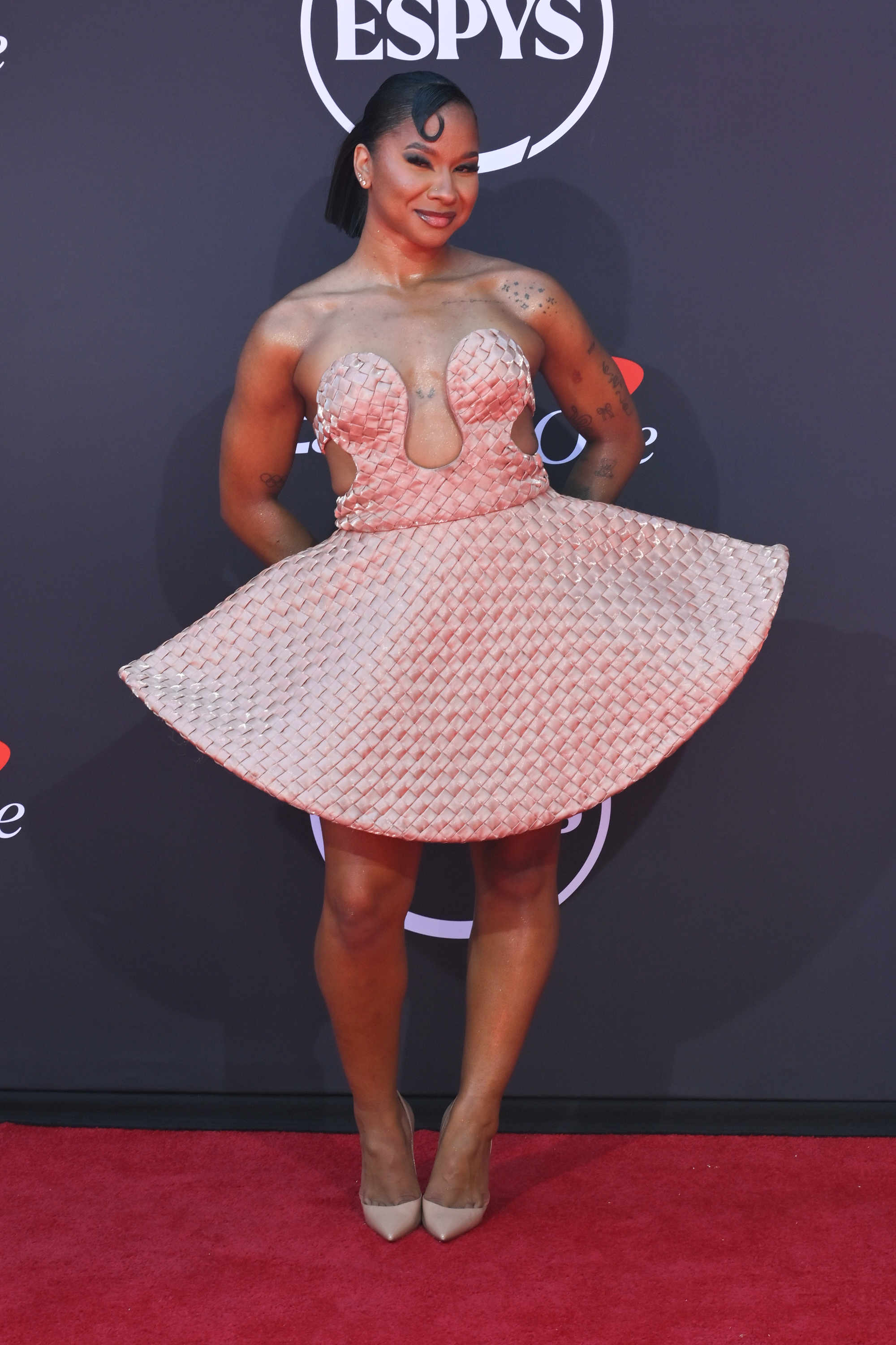 Jordan Chiles attends the 2025 ESPY Awards