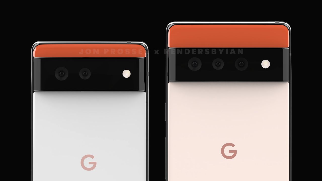 Renders of alleged Pixel 6 and Pixel 6 Pro design