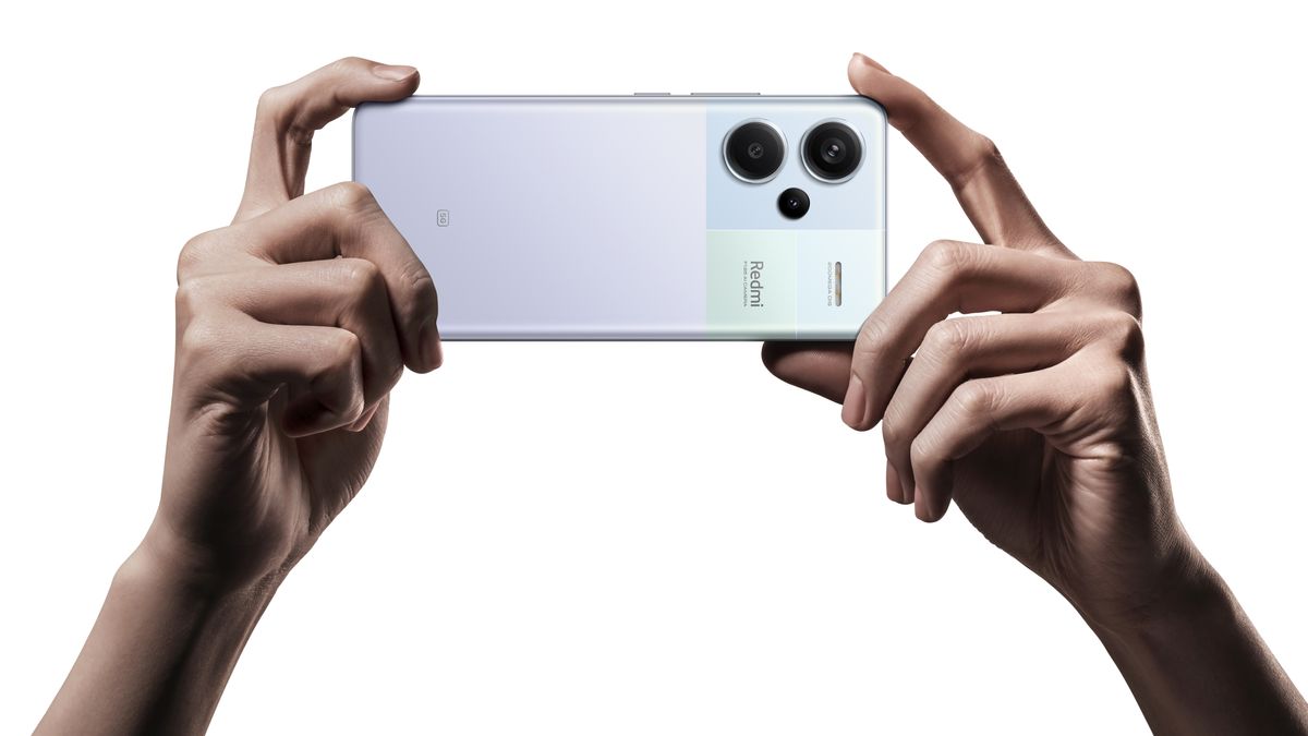 The Xiaomi Redmi Note 13 Pro Plus 5G in someone's hands