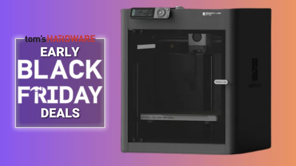 Only $399 for the Bambu Lab P1S 3D printer — an all-time low price in its early Black Friday sales blowout