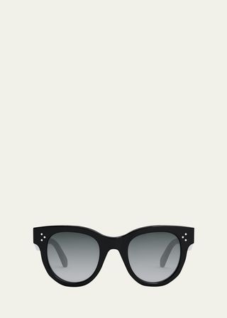 Tortoiseshell Acetate Cat-Eye Sunglasses