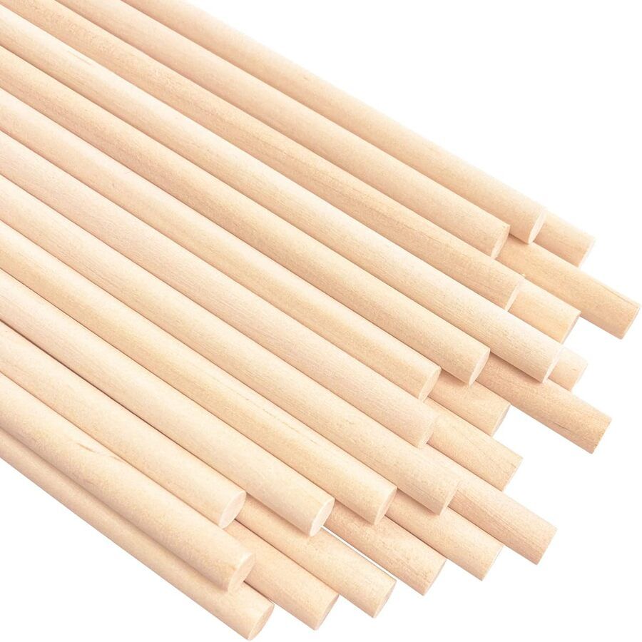 Wooden dowel rods