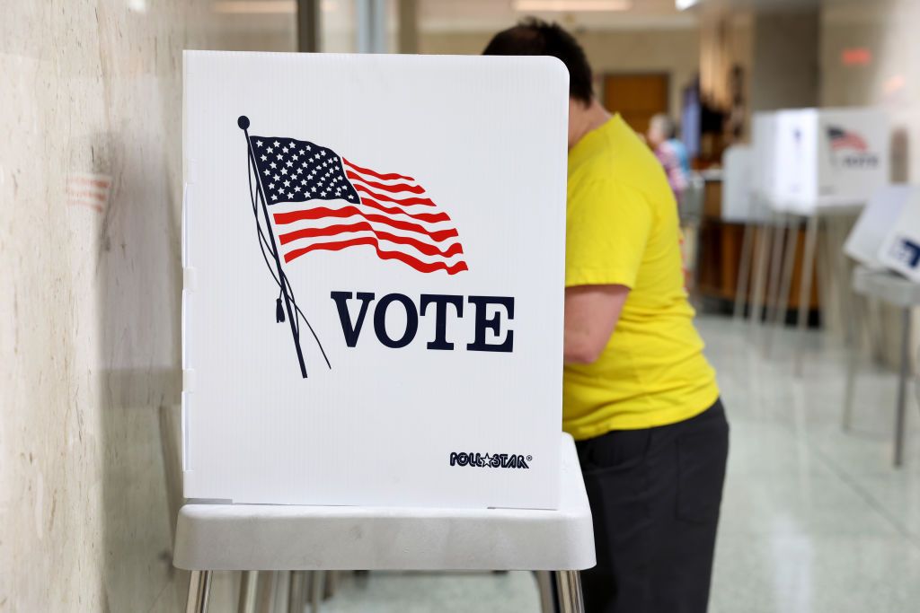 voting booth photo