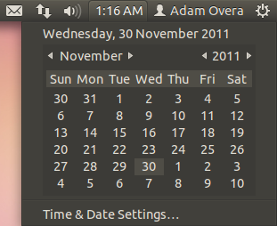 The Clock/Calendar Indicator