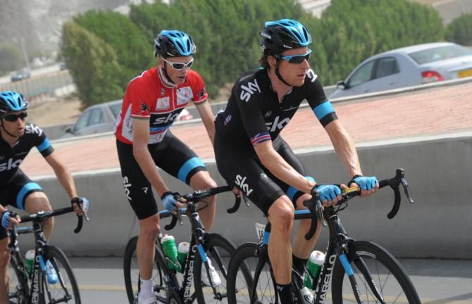 Bradley Wiggins rode in service of Chris Froome in Oman