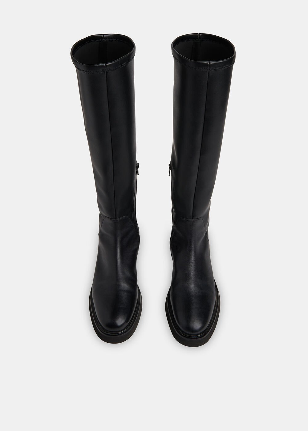 Black Quin Stretch Knee High Boot