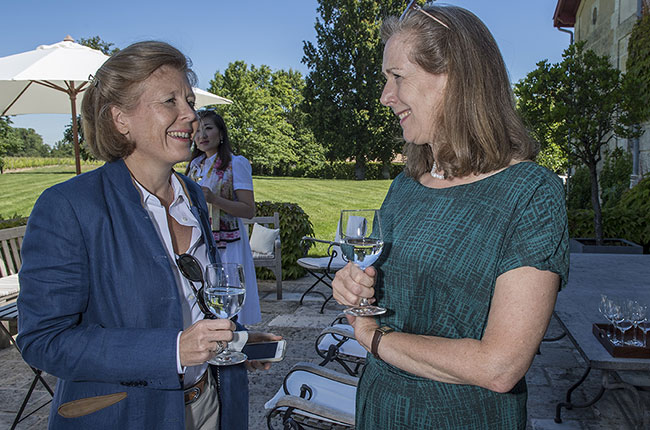 V&amp;eacute;ronique Sanders, decanter man of the year 2016 lunch