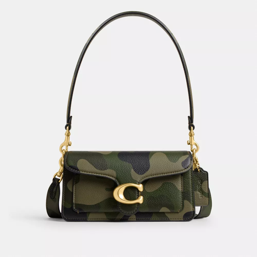 Tabby Shoulder Bag 20 With Camo Print