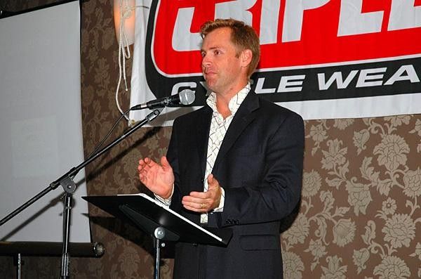 SEQ Tour promoter Damian Copeland at the launch
