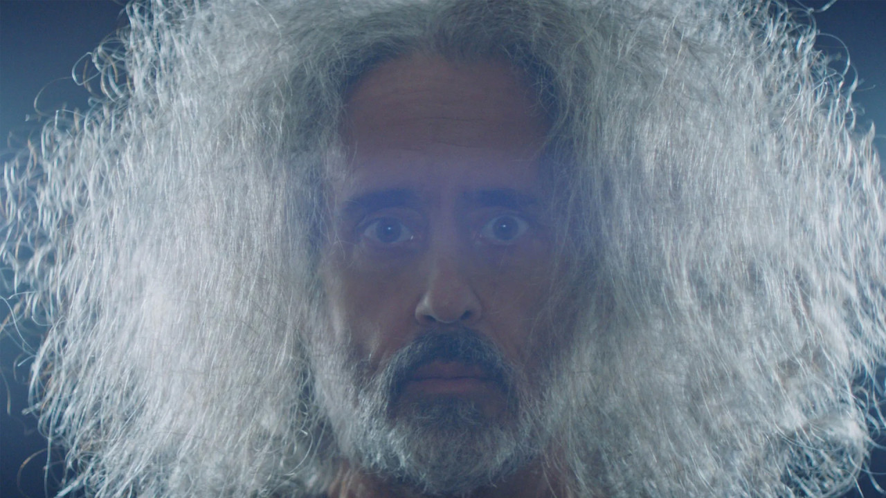 Andr&eacute; pictured with wild white hair &ndash; here's how to watch Andr&eacute; Is an Idiot online for free, and from anywhere in the world 