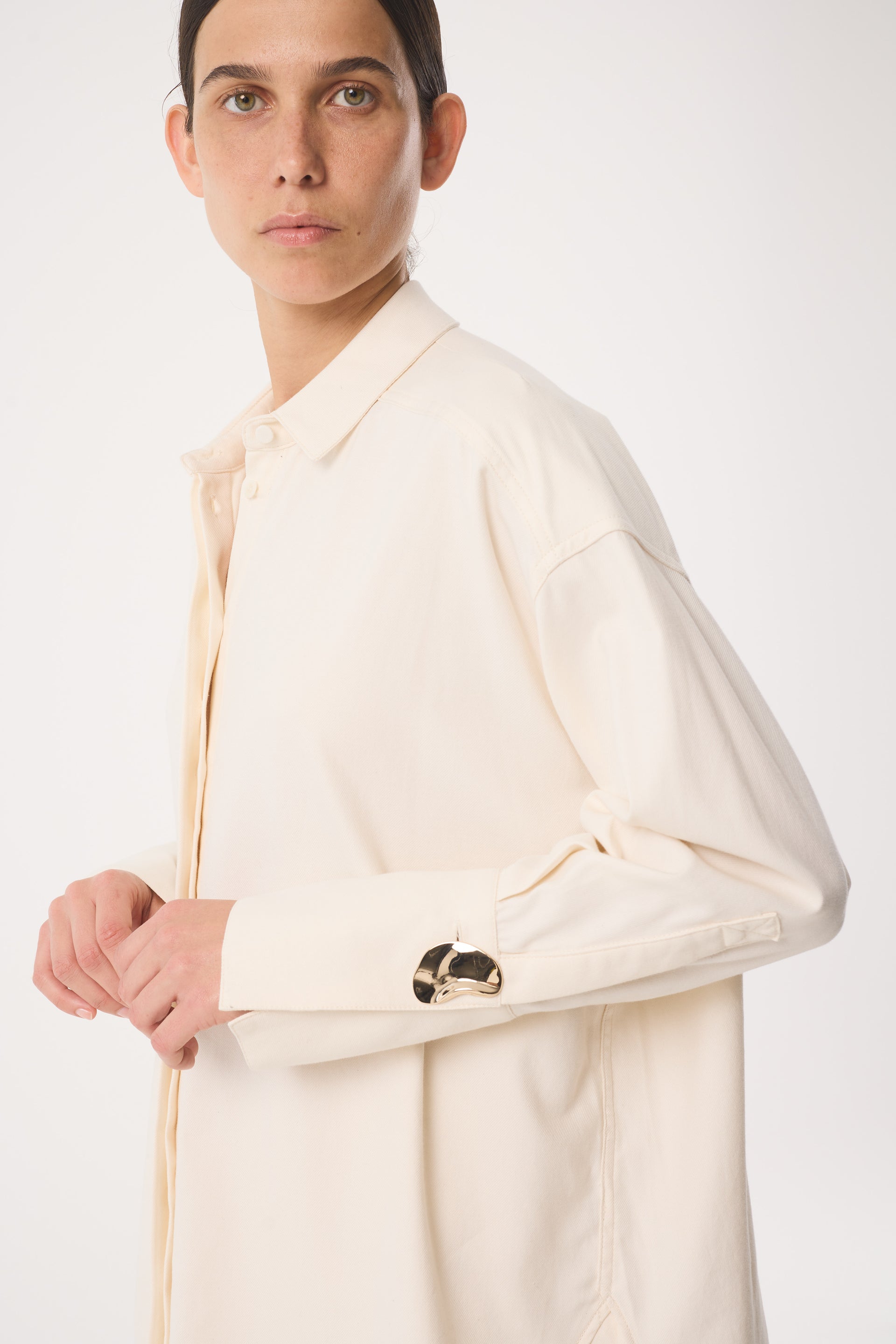 Fenella Undyed Shirt - Undyed / Xs