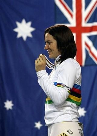 Anna Meares has taken two world championships