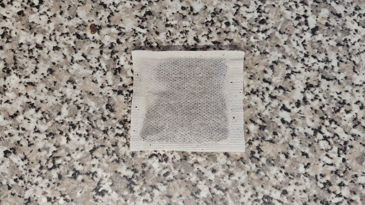 Picture of a teabag taken using the Realme GT 2 Pro