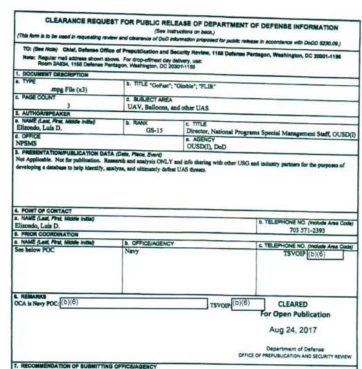 a government form