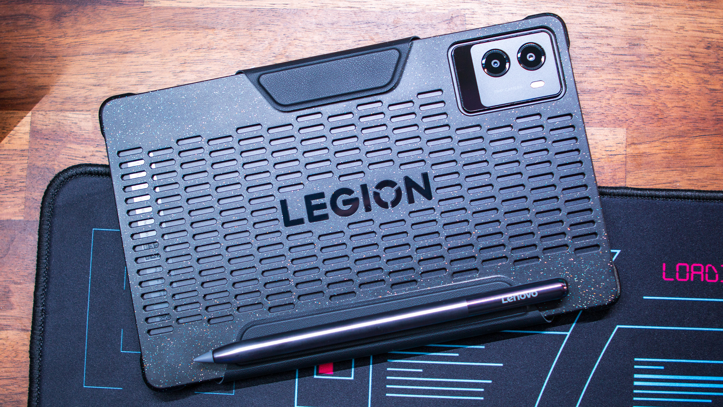 Back of the Lenovo Legion Tab Gen 3 case