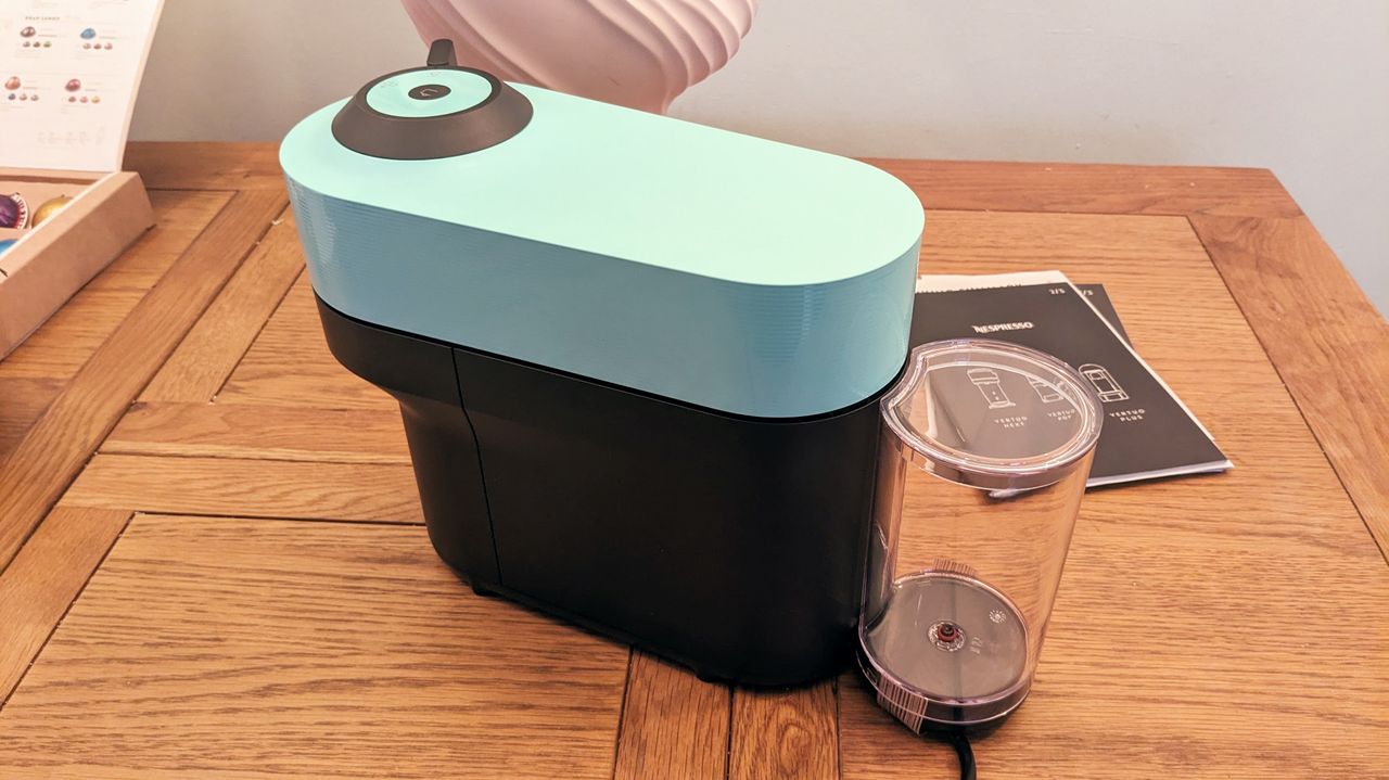 Nespresso Vertuo Pop being tested in writer's home
