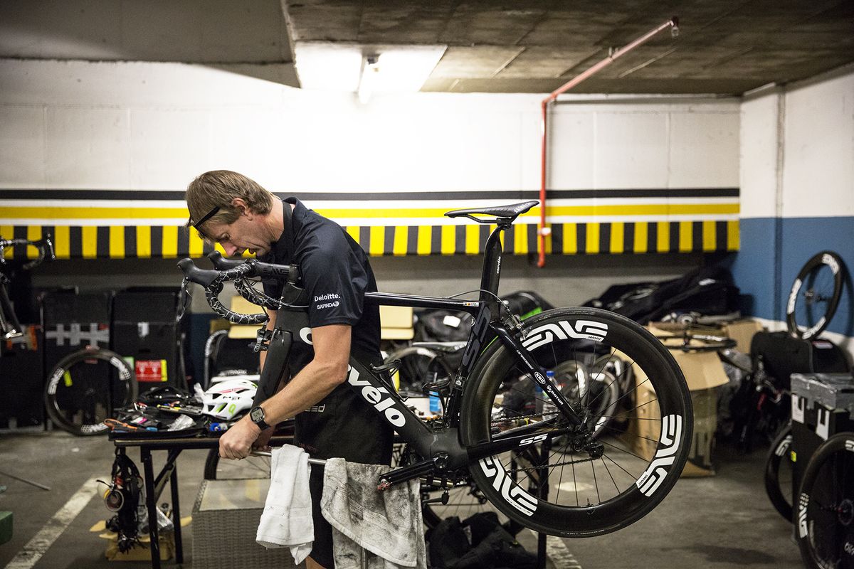 Mechanics hard at work