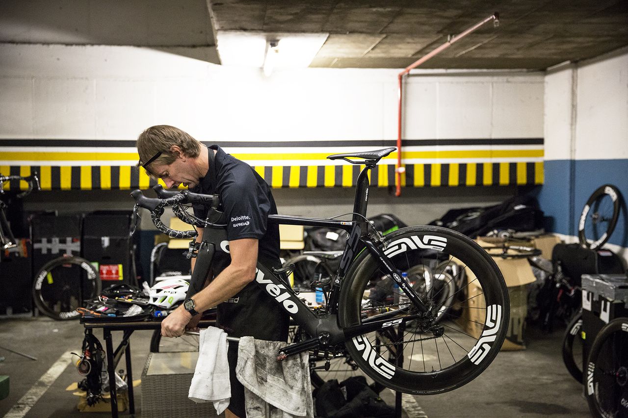 Mechanics hard at work