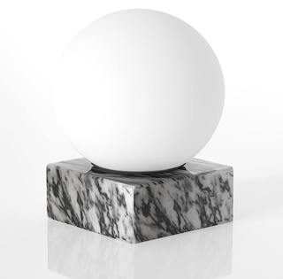 ball lamp on marble base