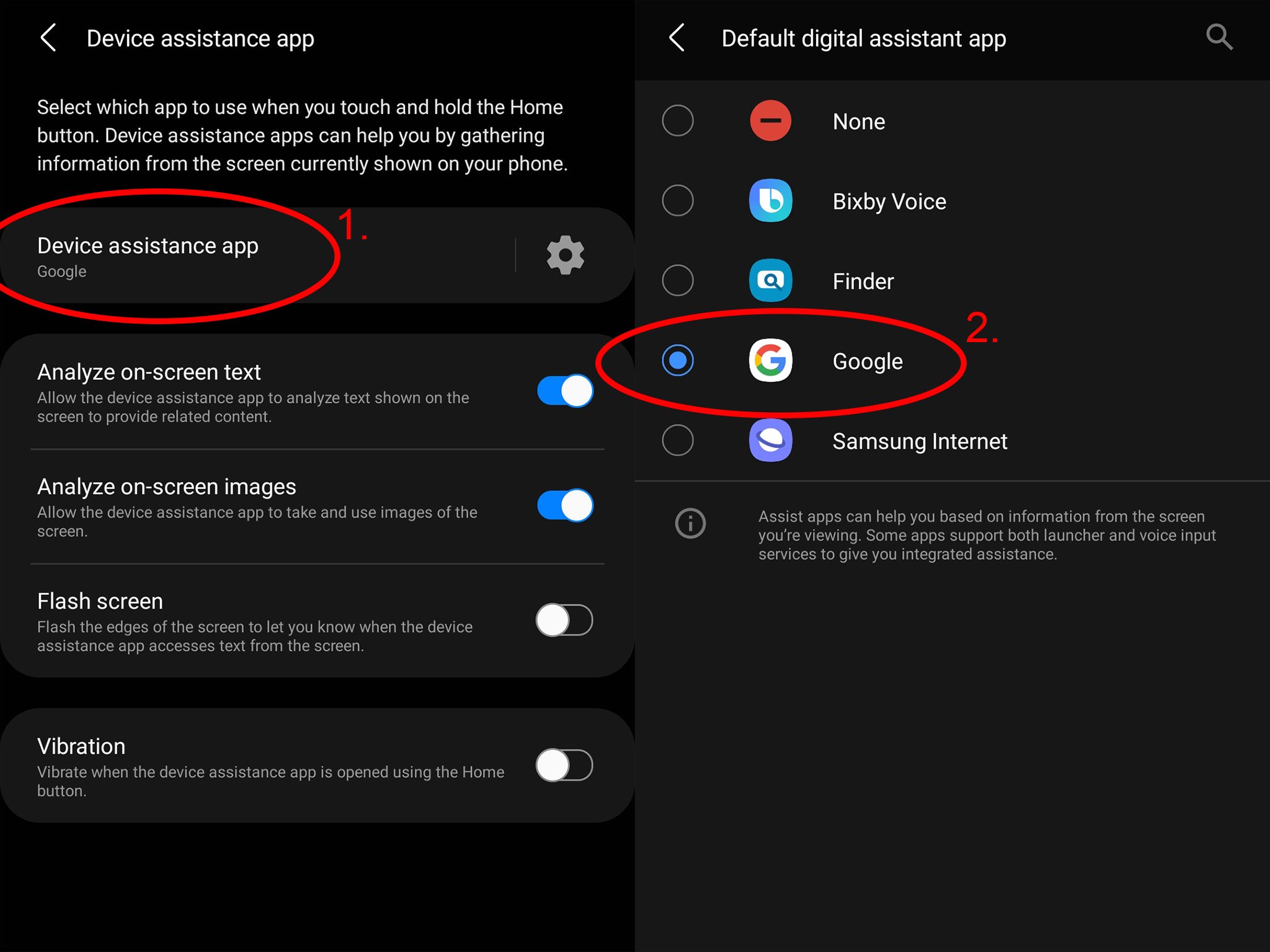 Samsung One UI 4 Google Assistant