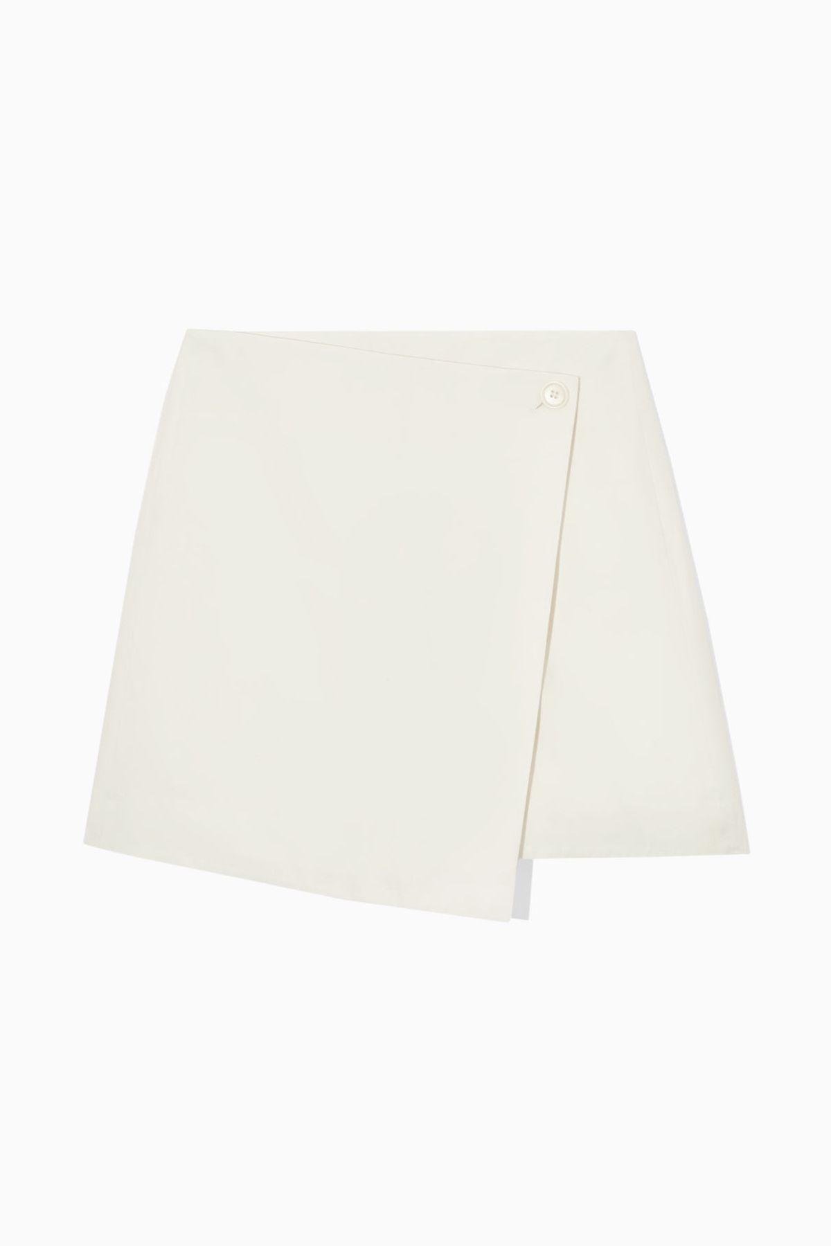 COS Asymmetric Wrap Mini Skirt