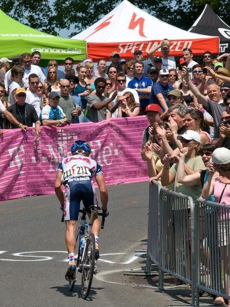 USA National Team rider Caleb Fairly follows his teammate's heroics, and attempts to bridge up to the leaders.